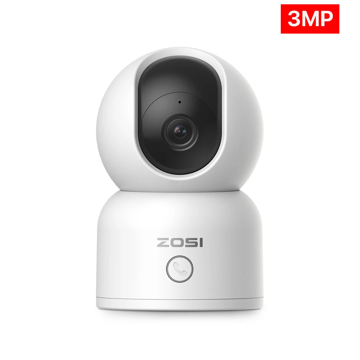 ZOSI Indoor Pan/Tilt Smart Security Camera C518 2MP 3MP 8MP 360° Baby Pet Monitor 2.4G/5G Dual-Band WiFi Home Surveillance Cam