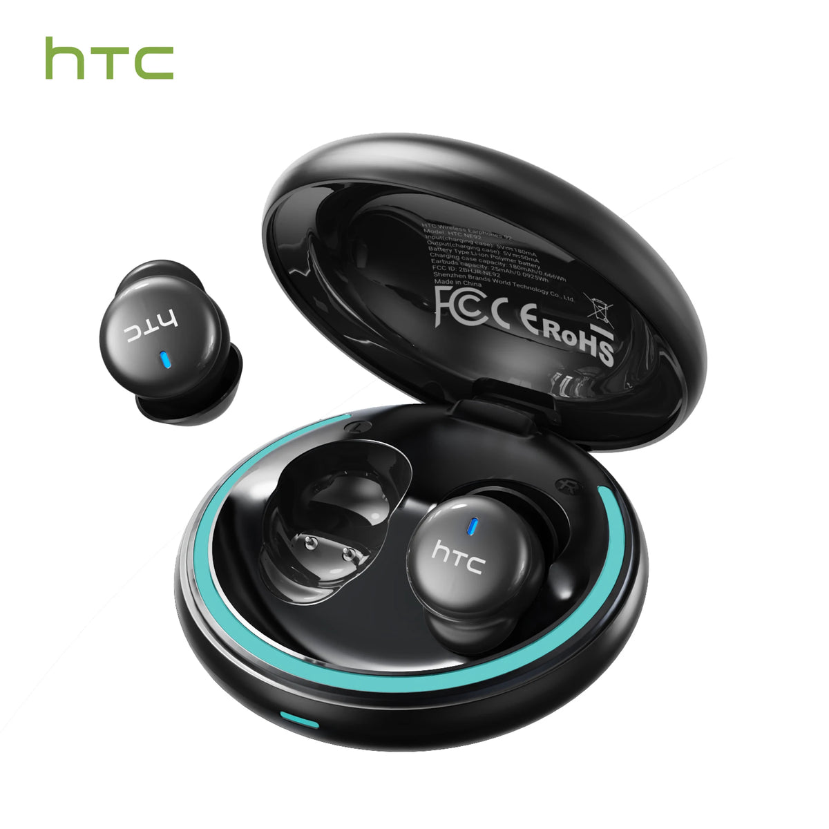 HTC NE92 Wireless Bluetooth 6.0 Sleep Earbuds In Ear Headphones Mini Invisible Earbuds 30H Playtime Comfortable Secure Fit Side Sleep Earphones HiFi Stereo Sound Noise Isolation for Sleeping Travel Office Relaxation Compatibl