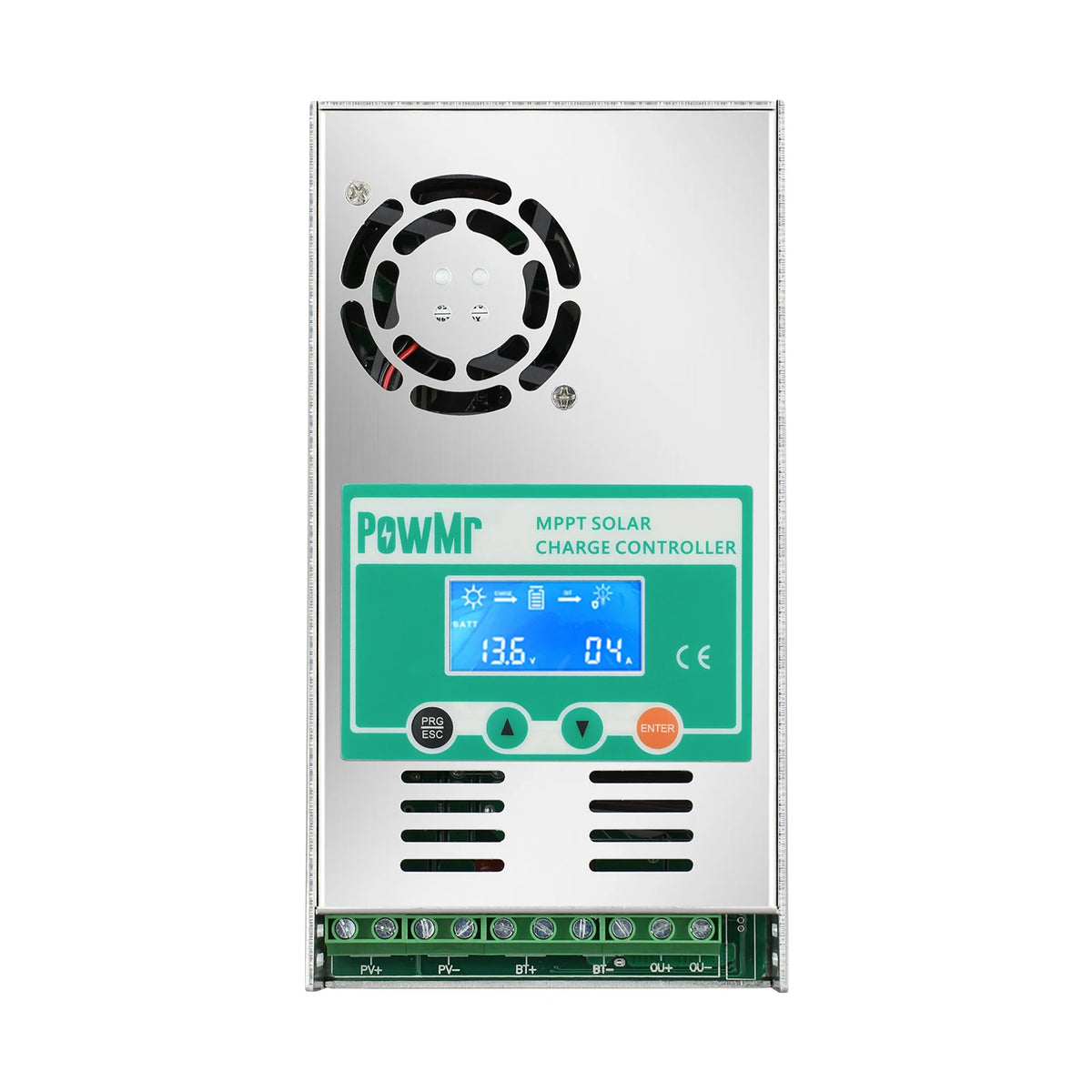PowMr MPPT 60A 40A 30A 20A LCD Solar Charge Controller 12V 24V 36V 48V Auto Battery Solar Panel Smart Regulator Support Lifepo4