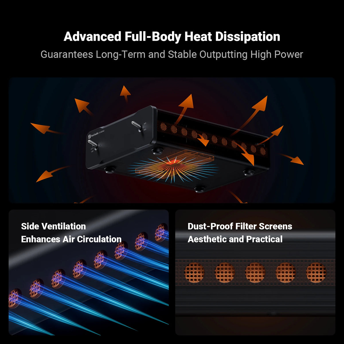 Fosi Audio V3 Mono Power Amplifier TPA3255 240W Subwoofer Amplifier PFFB Class D Mini HIFI Amp For Home