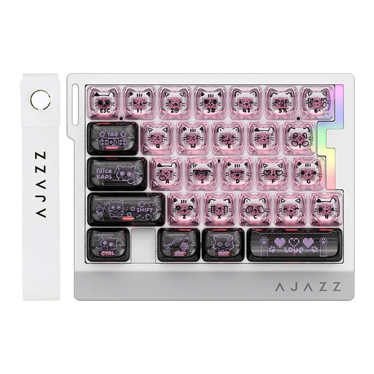 AJAZZ AK029 Wired Gaming Magnetic Switch Magnetic Rice Switch HIFI Edition, RGB Backlight, DIY Support