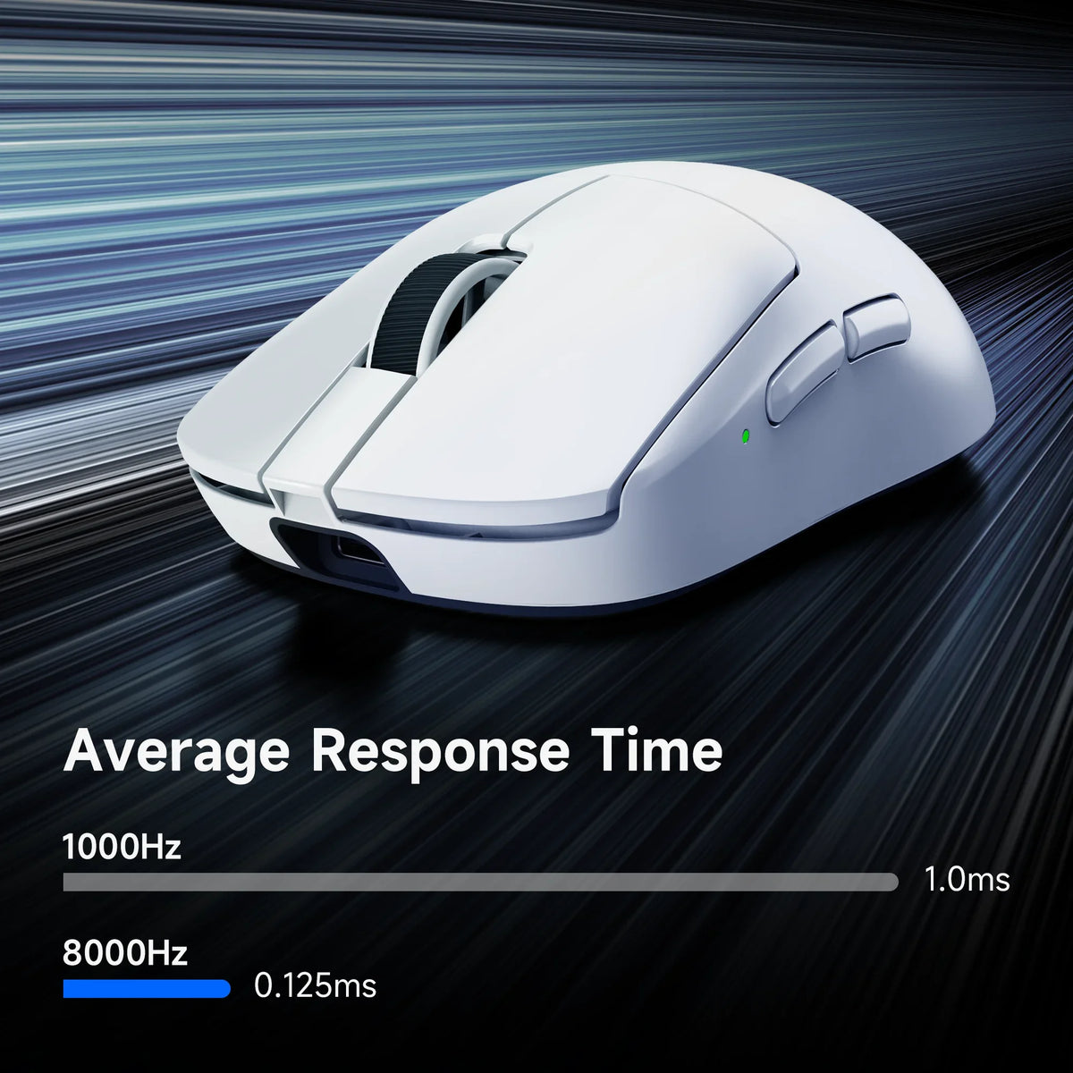 MCHOSE A7 V2 Lightweight Wireless Gaming Mouse Dual8000Hz Polling Rate PAW3950TI Imported Super Glide Glass Coating Office Mouse