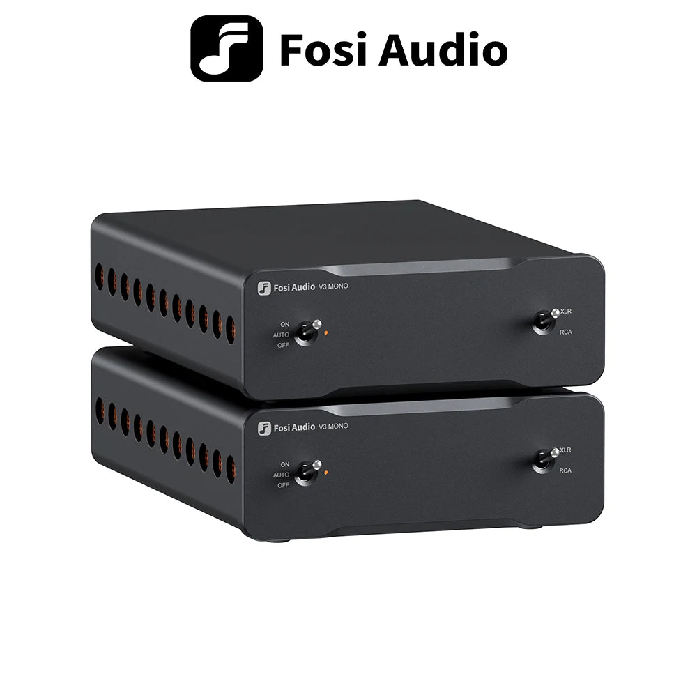 Fosi Audio V3 Mono Power Amplifier TPA3255 240W Subwoofer Amplifier PFFB Class D Mini HIFI Amp For Home