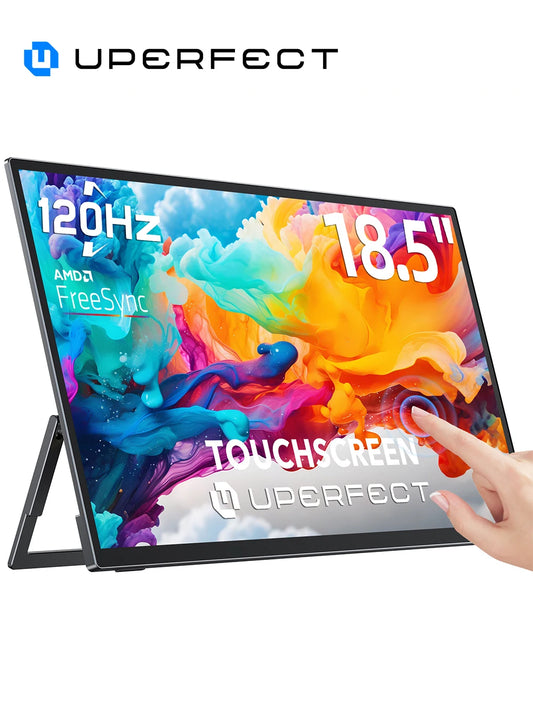 UPERFECT USteam E6 Pro 18.5" Touchscreen Portable Monitor 1080P 120Hz Smart Gaming Display For Steam Deck Laptop Computer PS6 PC
