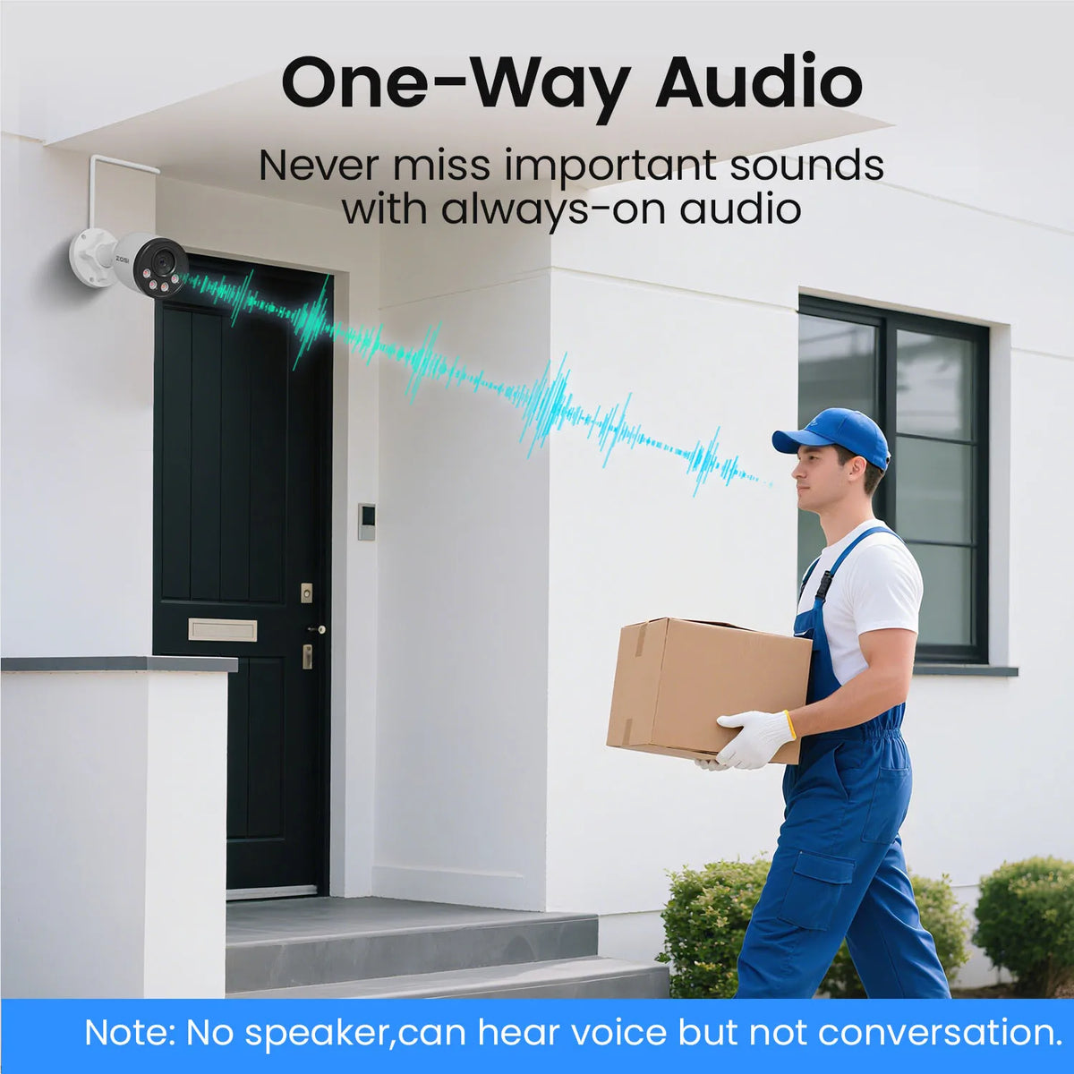 ZOSI 4K PoE NVR Security Camera System 8MP Weatherproof Wired PoE Cameras H.265+ 4K/8MP 8CH CCTV NVR for Home 24/7 Surveillance
