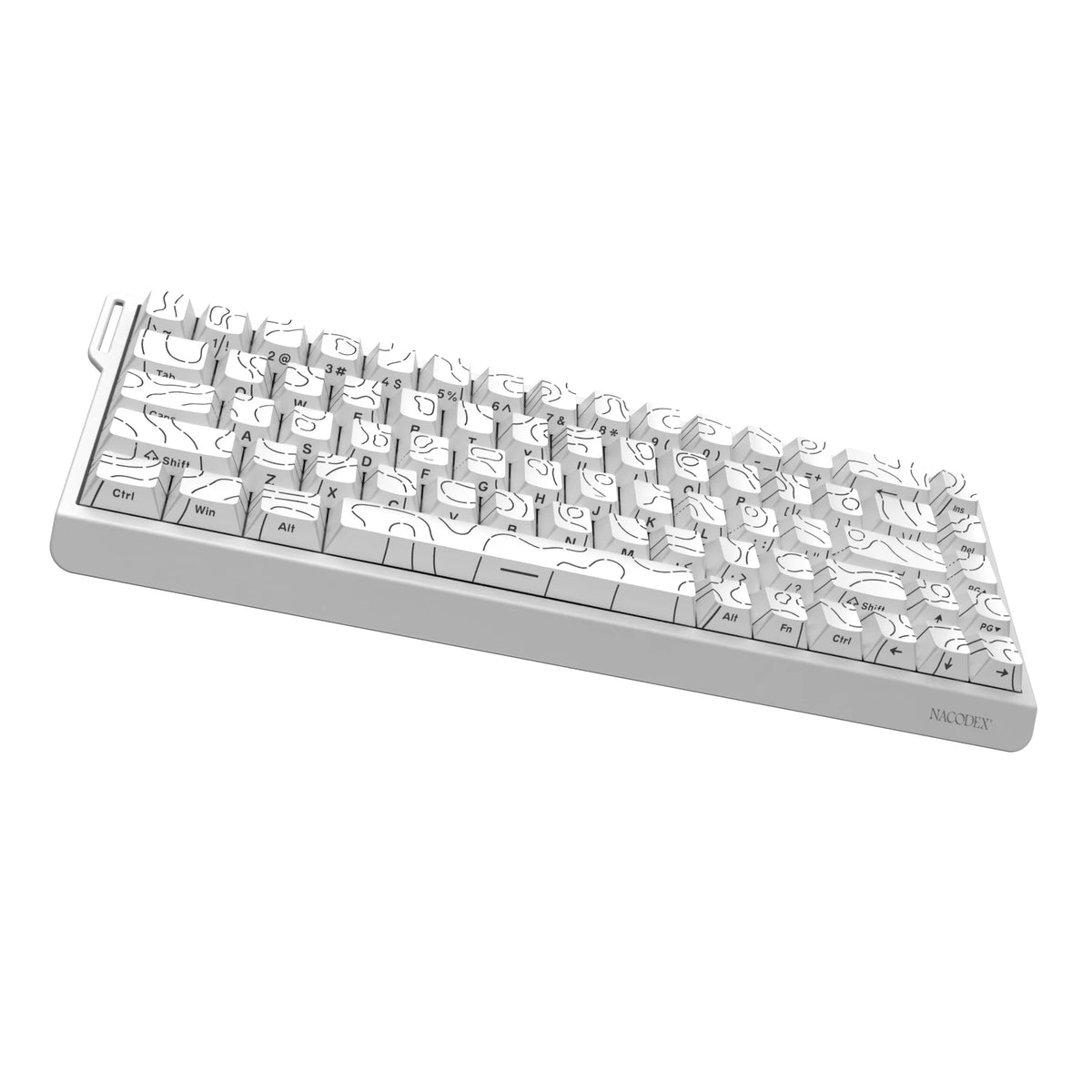 AJAZZ NK68 V2 Wired Mechanical Gaming Keyboard, Red Switch, Full Hot-Swappable, RGB Streamer Light, 68 Keys for Gaming & Office